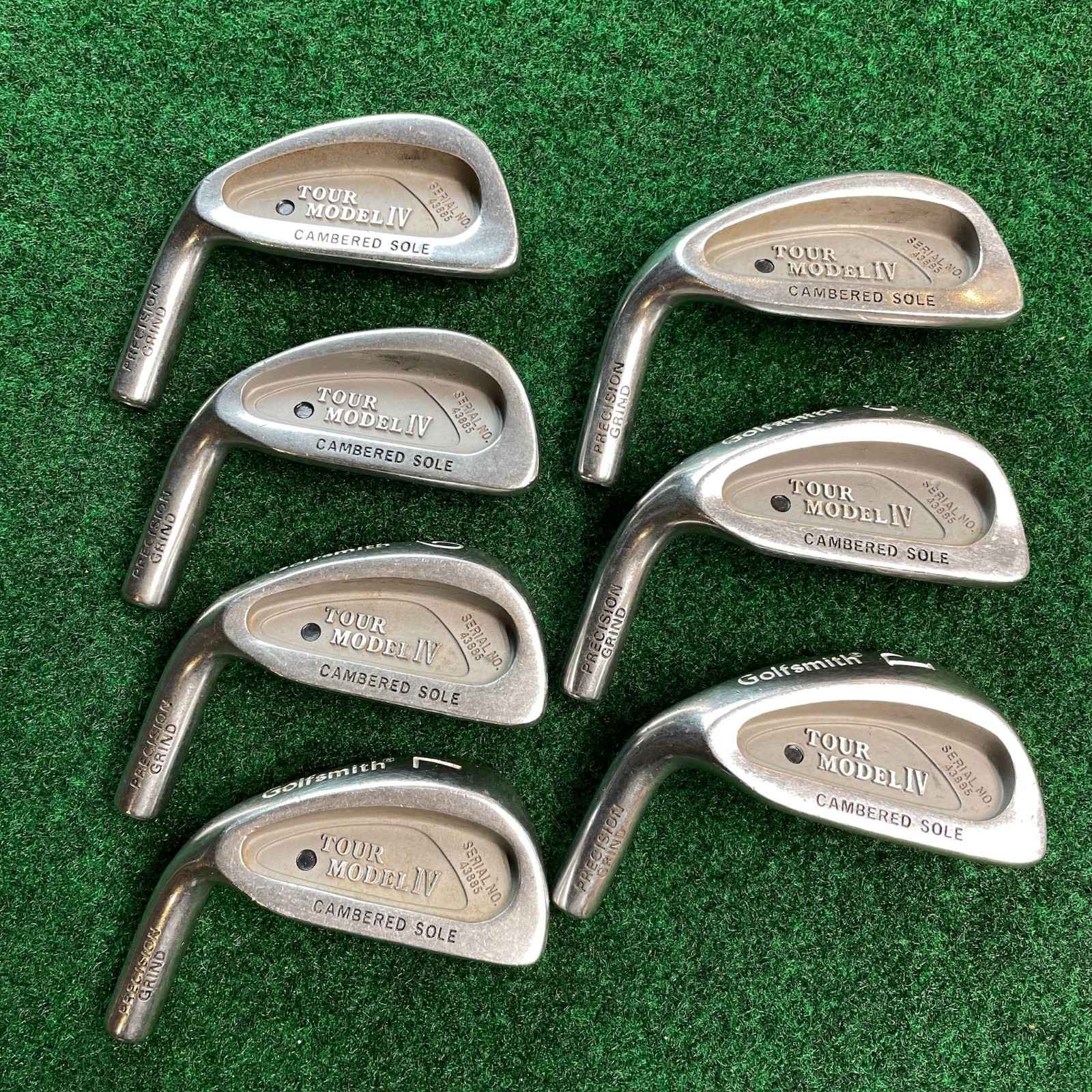 Golfsmith Tour Model 4 Cambered Sole 4-PWiron set heads only LH | eBay