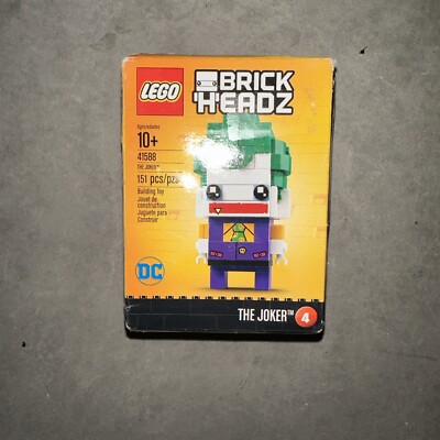 LEGO BRICKHEADZ: The Joker (41588) Box Has Shelf Wear Read