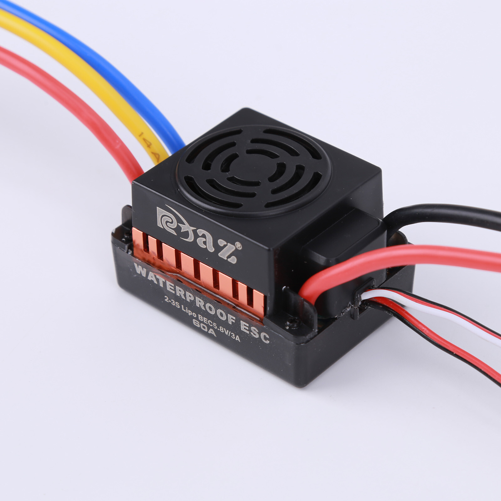 Brushless ESC Waterproof Electronic Speed Controller for 1/10 1/12 1/16 RC Car