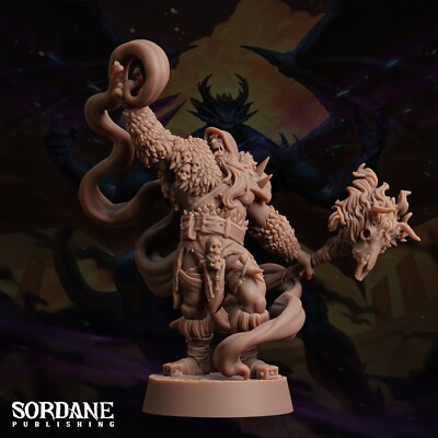 Orc Necromancer Warlock - Pose 1a | Sordane Publishing | D&D Miniature