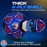 Western Star Soccer Ball USA - Official Match Grade Soccer Balls - Youth and Adult - Attractive and Durable Design (Navy Blue, 4, Without Pump)
