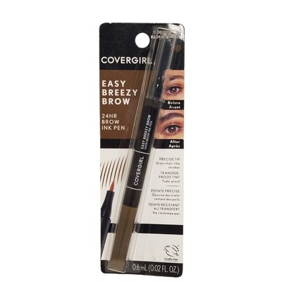 CoverGirl EASY BREEZY BROW 24HR Brow Ink Pen HAIR LIKE STROKES 100 Soft Blonde