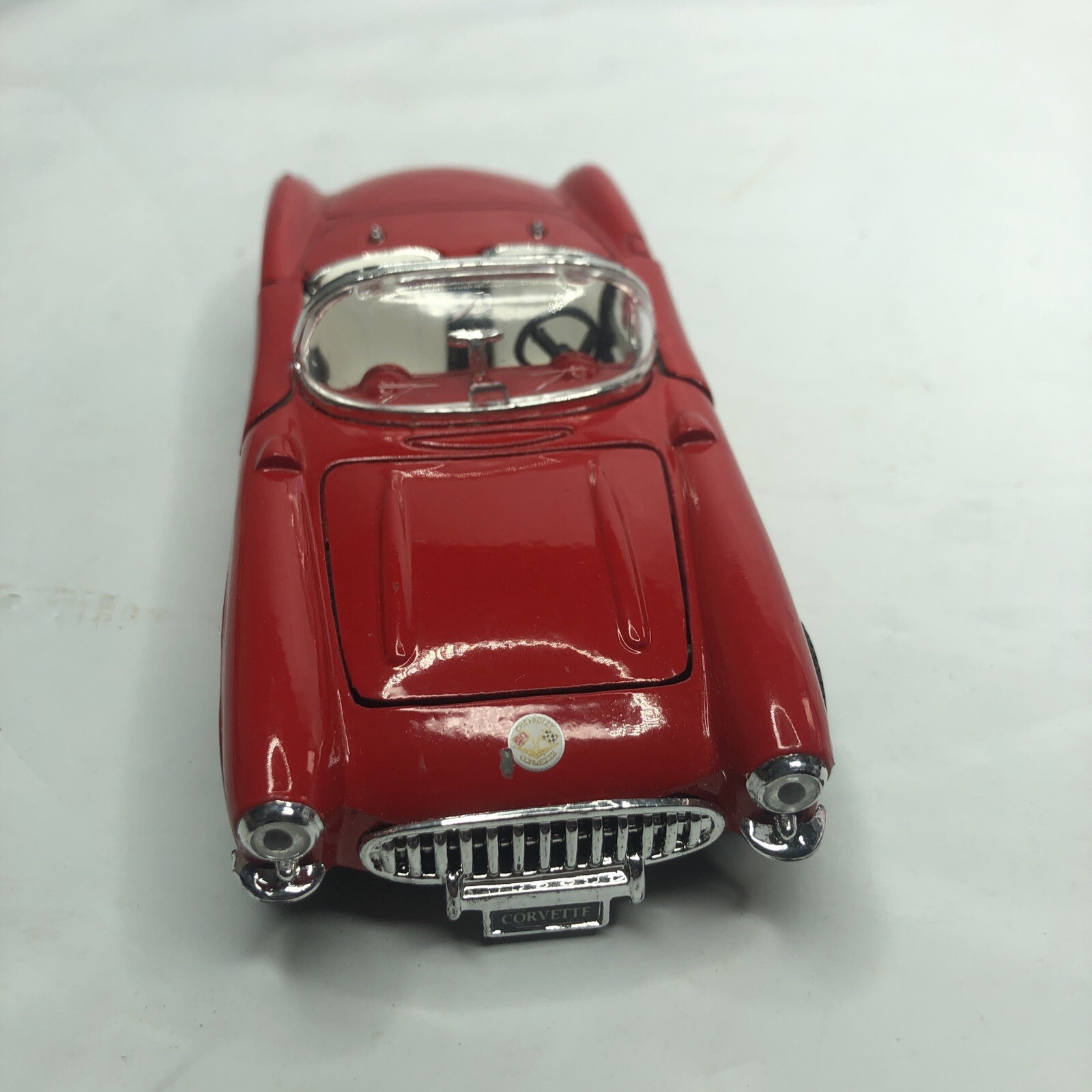 Red 1957 Corvette Convertible Fuel Injection 1:34 Scale SS 5709 Die Cast