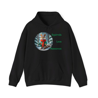 Squirrels Love Moosemas 5- Unisex Heavy Blend  Hooded Sweatshirt