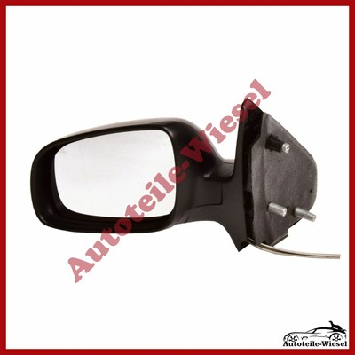 Man lackierbar für VW Polo 6N2 10.99-09.01 Außenspiegel Links Asph
