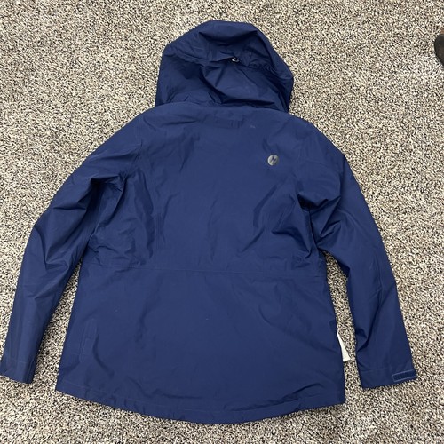 Pre-owned Marmot Womens Minimalist Component Blue Purple 3 In 1 Insulated Puffer Jacket S