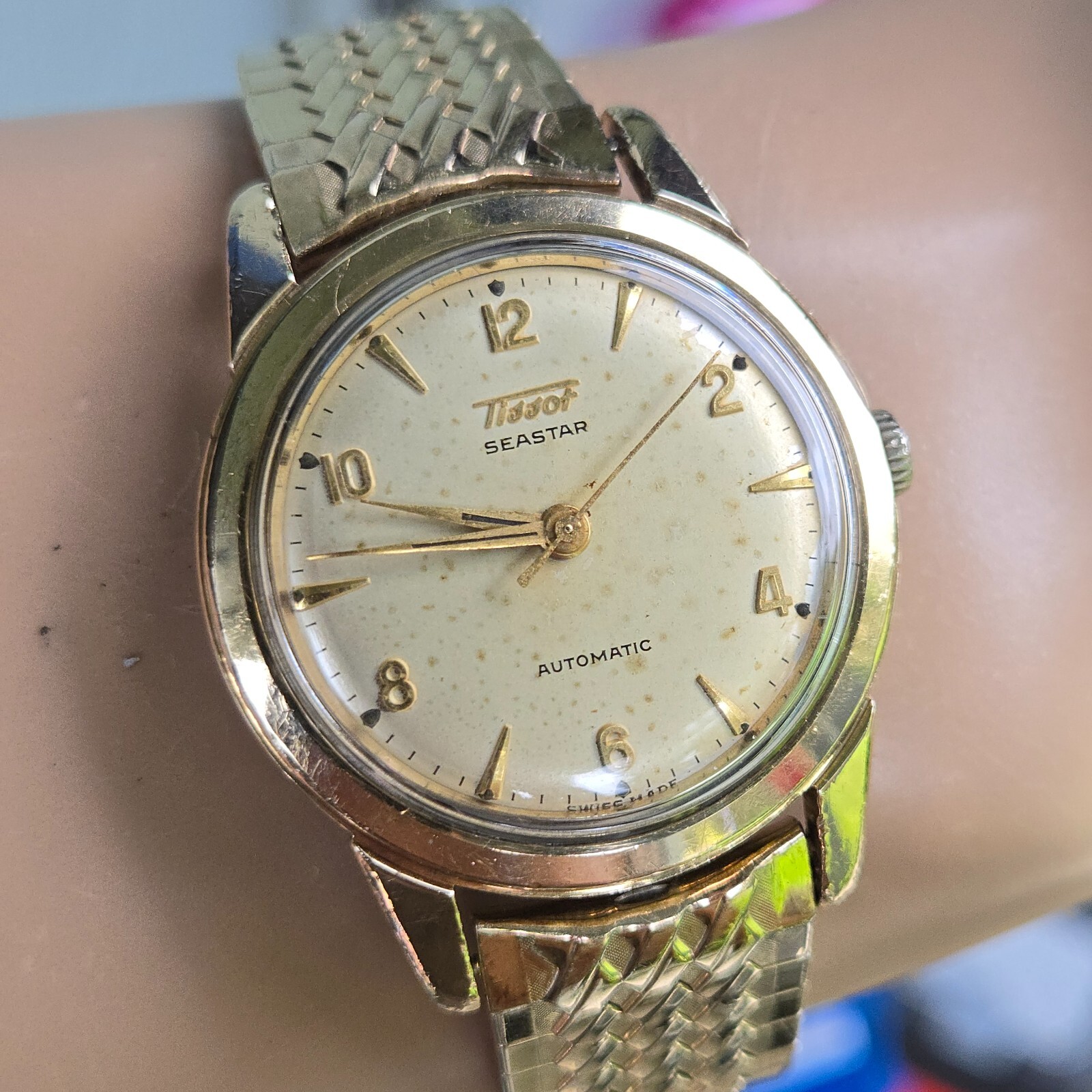 Vintage TISSOT men's automatic watch Cal.28.5R-21 17Jewels