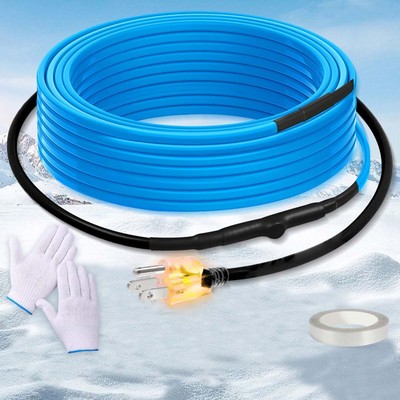 SnulyHeet 6 FT. 120V Pipe Heat Tape with Thermostat for Pipe Freeze Protection