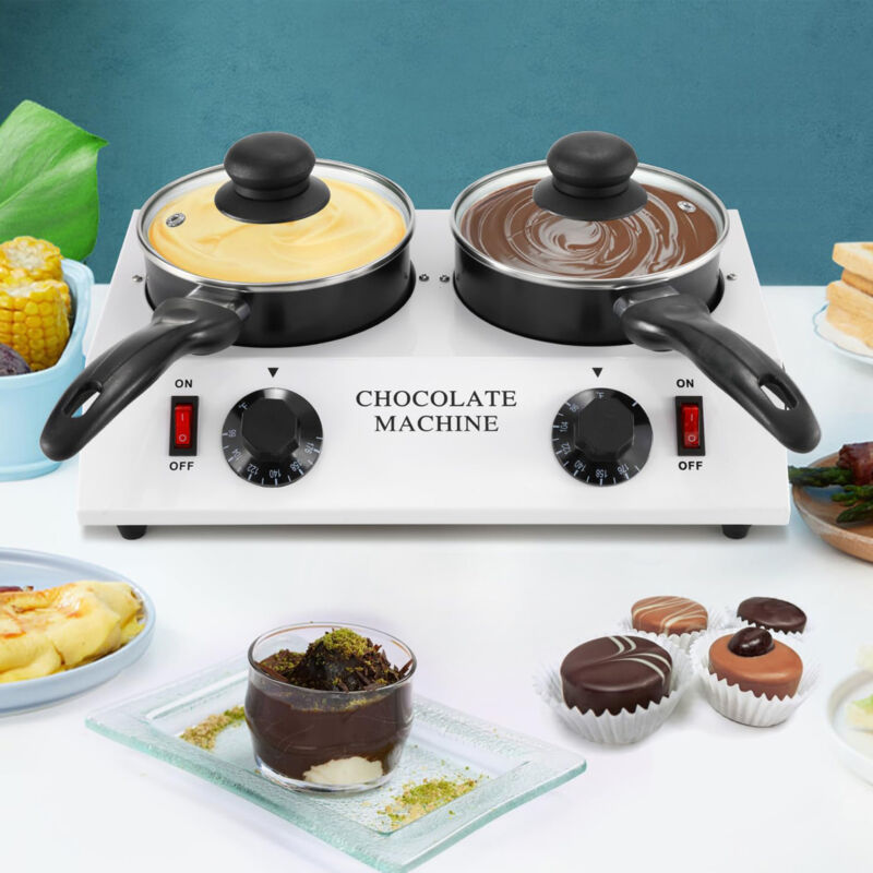 Electric Chocolate Melting Pot | 110v Electric Chocolate Melting Pot Double Pot
