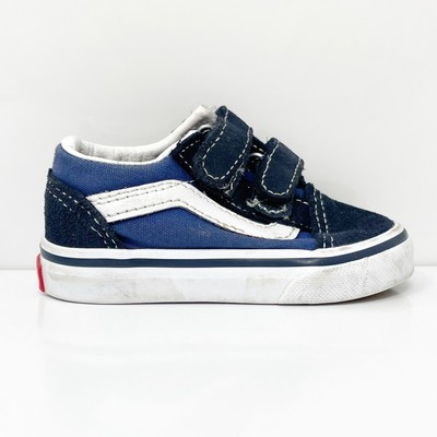 

Vans Boys Off The Wall 721356 Синие кроссовки Повседневная обувь Размер 4, Синий, Off The Wall