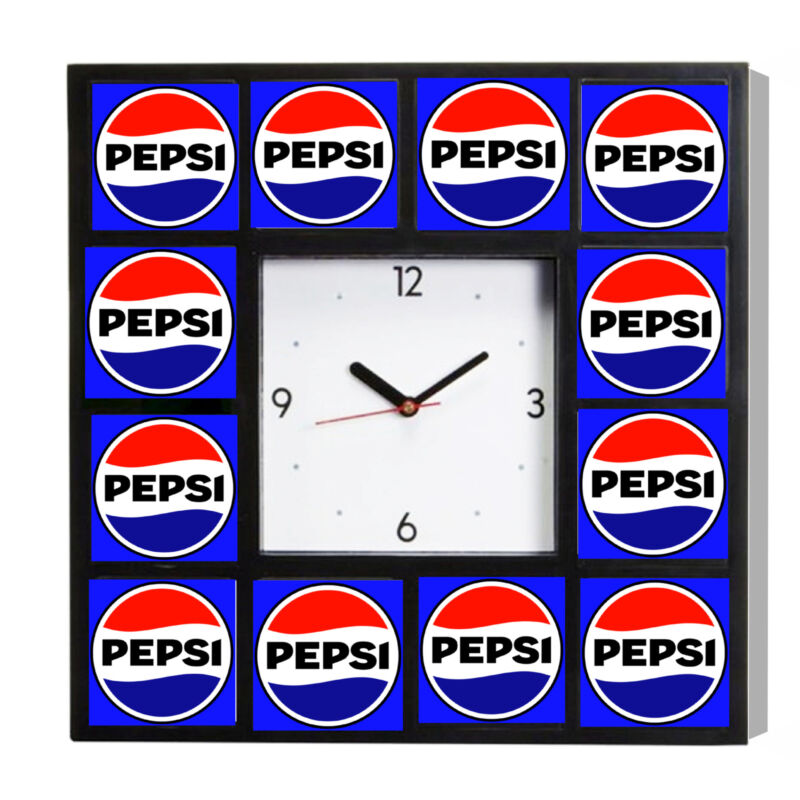 Pepsi Cola NEW 2023 Logo Advertising Promo Diner Clock 10.5". Not $65