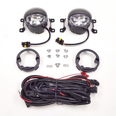 For 2007-2012 Nissan Sentra SE-R Spec V LED DRL Fog Driving Light w/ Wire Switch