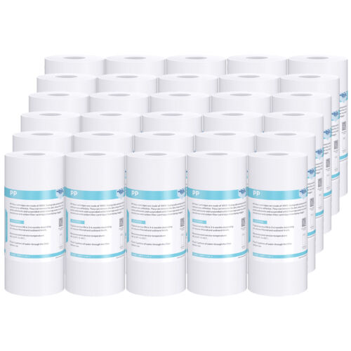 1-30Pack 10x4.5" 5 Micron Sediment Water Filter Big Blue Whole House Replacement