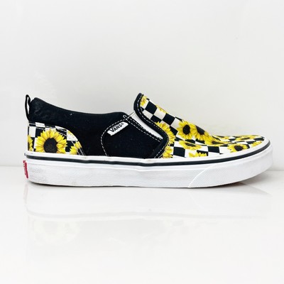 

Vans Girls Asher 500714 Черная повседневная обувь Кроссовки Размер 5, Черный, Asher