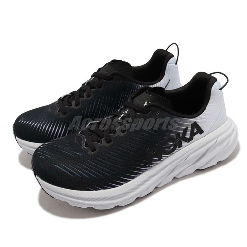 

Hoka Rincon 3 D Wide Black White Женские шоссейные кроссовки Кроссовки 1121371-BWHT, Черный, Rincon 3 D Wide