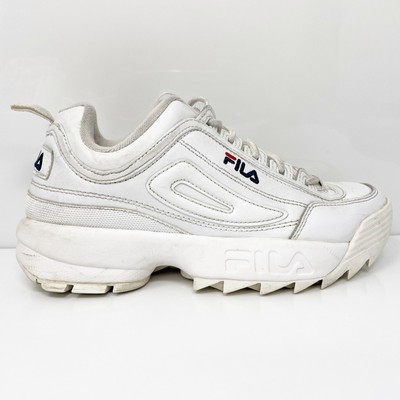 Fila Womens Disruptor II Premium 5FM00002-125 Белая повседневная обувь Кроссовки Размер 7