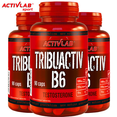 Tribuactiv B6 Supplement - Testosterone Booster Tribulus Terrestris ZMA Anabolic