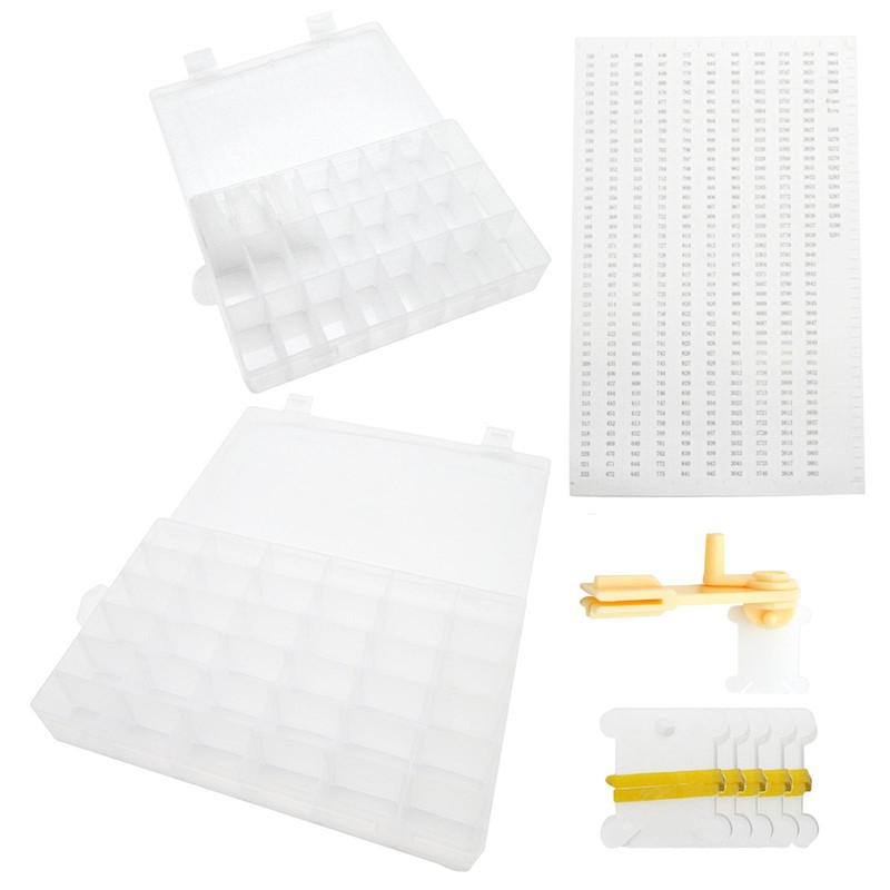 Floss Organizer Detachable Embroidery Floss Storage Box For 
