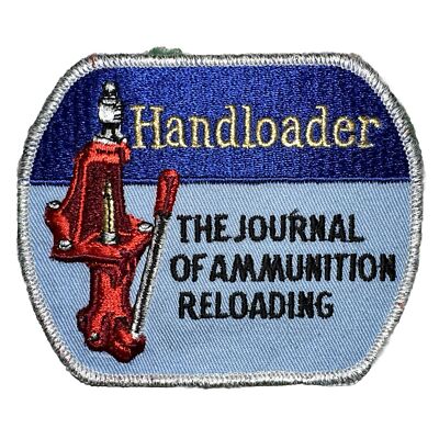 Handloader The Journal Of Ammunition Reloading Hunting Shooting Patch