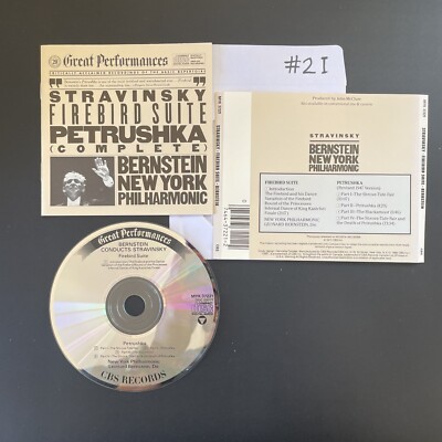 Stravinsky: Firebird Suite/Petrouchka  Audio CD - No Case 