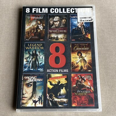Red Cliff / Warlords / Chocolate / Vanquisher / Raging Phoenix (DVD NEW 8-Film)