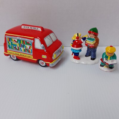 Dept 56 Check It Out Book Mobile 54518 Christmas Library Bus