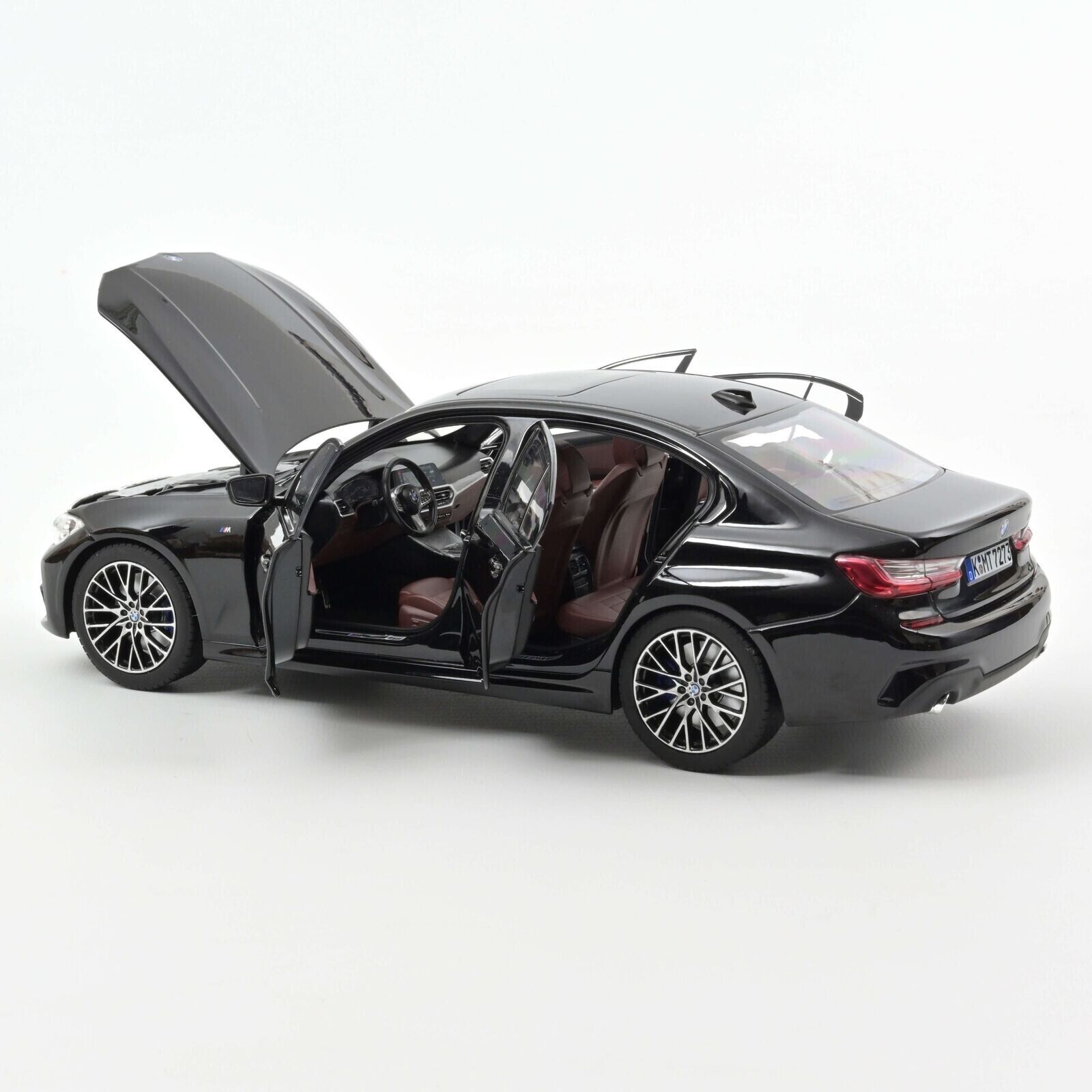 1/18 BMW 330i (G20) 2019 Black Metallic Diecast Model Car by 1/18 BMW 330i (G20) 2019 Black Metallic Diecast Model Car by