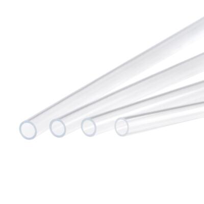 4pcs Acrylic Pipe Rigid Round Tube Clear 1/4''(6mm) ID 5/16''(8mm) OD 20''