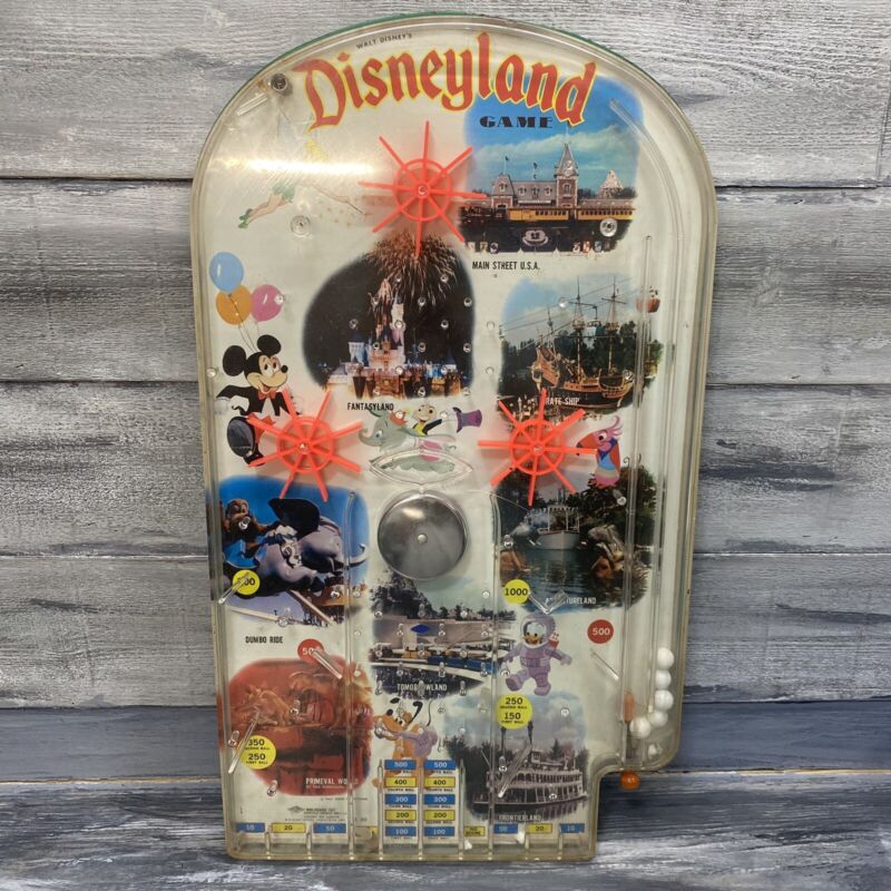 Vintage Disneyland Pinball Game., Wolverine Toy-Walt Disney Productions 1960