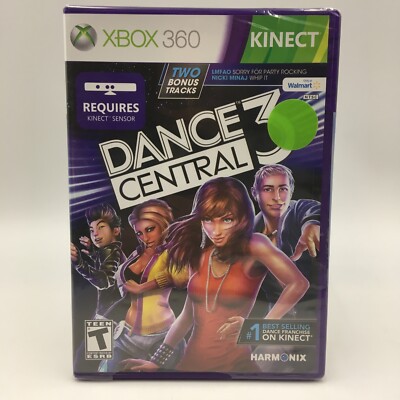 Dance Central 3 - Xbox 360 Kinect Game - New, But Torn Cellophane, See Photos