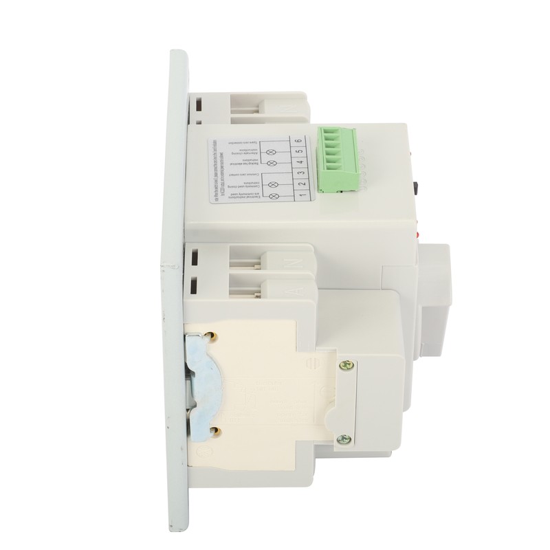 Manual/Automatic Generator Transfer Switch Dual Power 2P 63A 220V Mini ATS