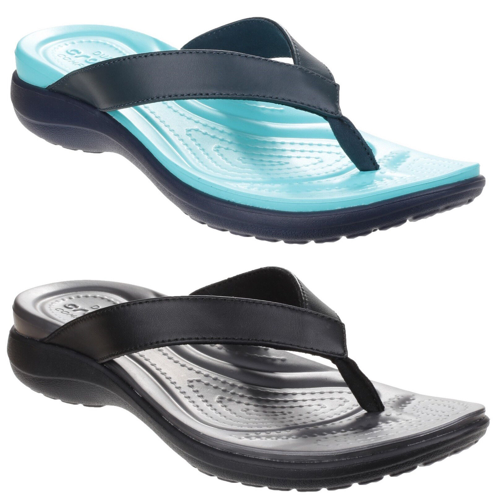 women's crocs capri flip flops