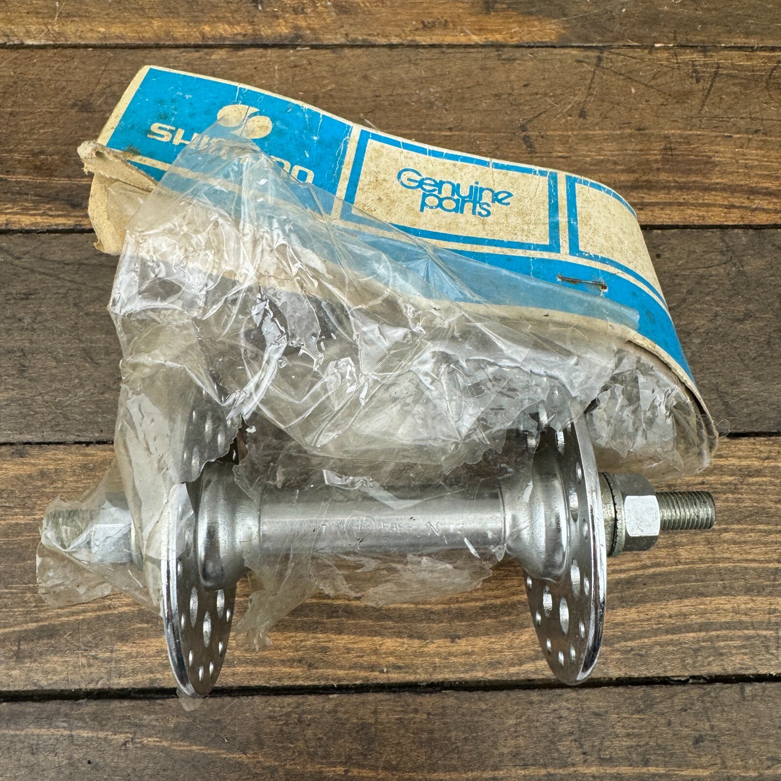 パーツ OLD SCHOOL BMX NOS SHIMANO MX LARGE HUB Vintage Shimano High Flange Front Hub NOS H-300 Old School