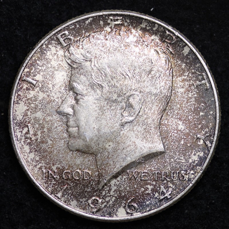 1964-D KENNEDY SILVER HALF DOLLAR 50 CENT PIECE RARE OLD COIN B011