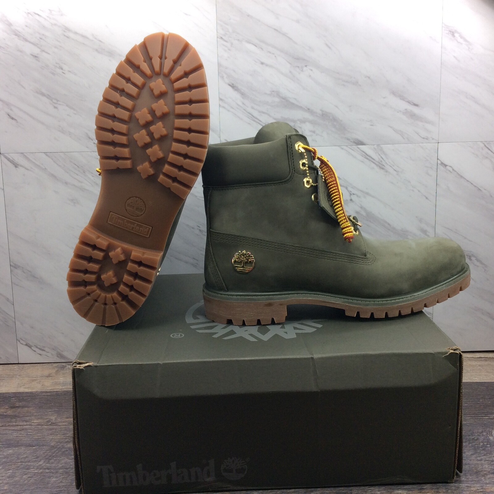olive green timberlands