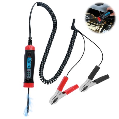 LCD Car Vehicle Digital Power Probe Circuit Electrical Tester Test Device  