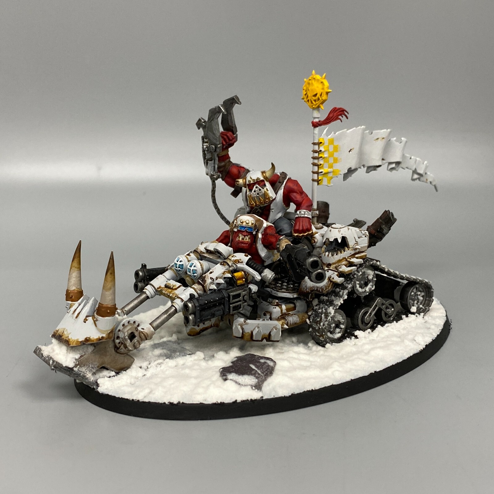 ORK DEFFKILLA WARTRIKE CONVERTED WARHAMMER 40K LOOTED ORK DEFFKILLA WARTRIKE CONVERTED WARHAMMER 40K LOOTED