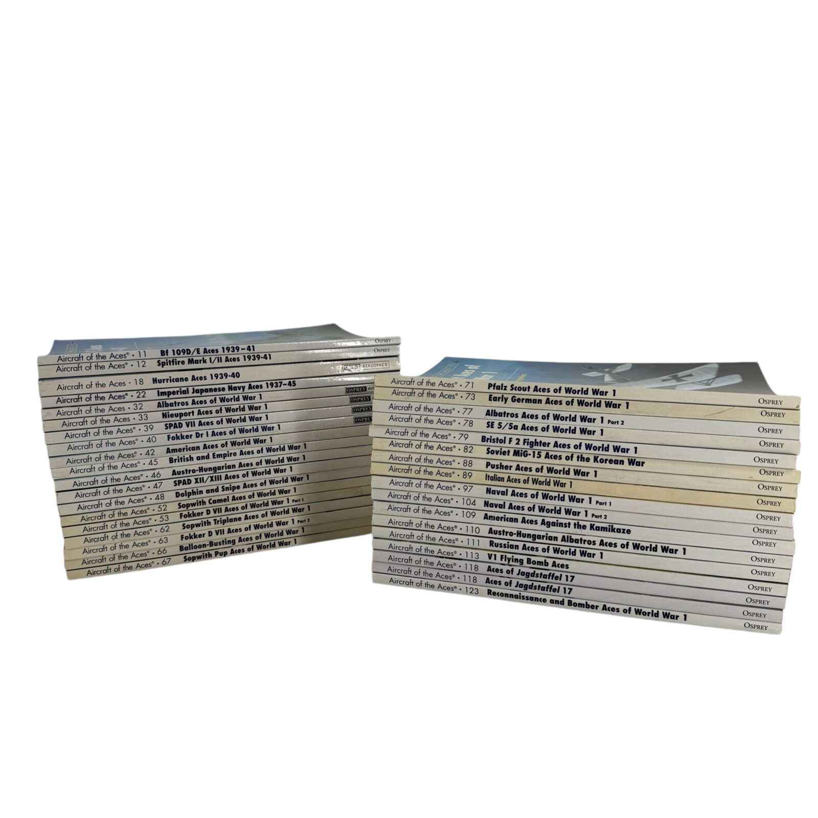 YOU PICK Osprey Aircraft Of The Aces WW1 WW2 War Planes Aviation Paperback Book