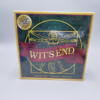 Wit's End Challenge Your Mind Trivia Board Game  (2016) - NEW FACTORY SEALED
