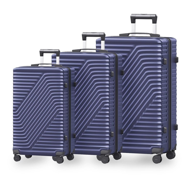3 Piece Luggage Set Travel Trolley (20/24/28") Business Hard