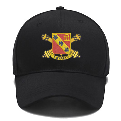 319th Field Artillery Regiment Embroidered Hat, Veteran Cap, All Ranks Available