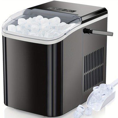 RapidCool Ice Maker Ice Cubes Portable Self-Cleaning Machine for Home, Kitchen