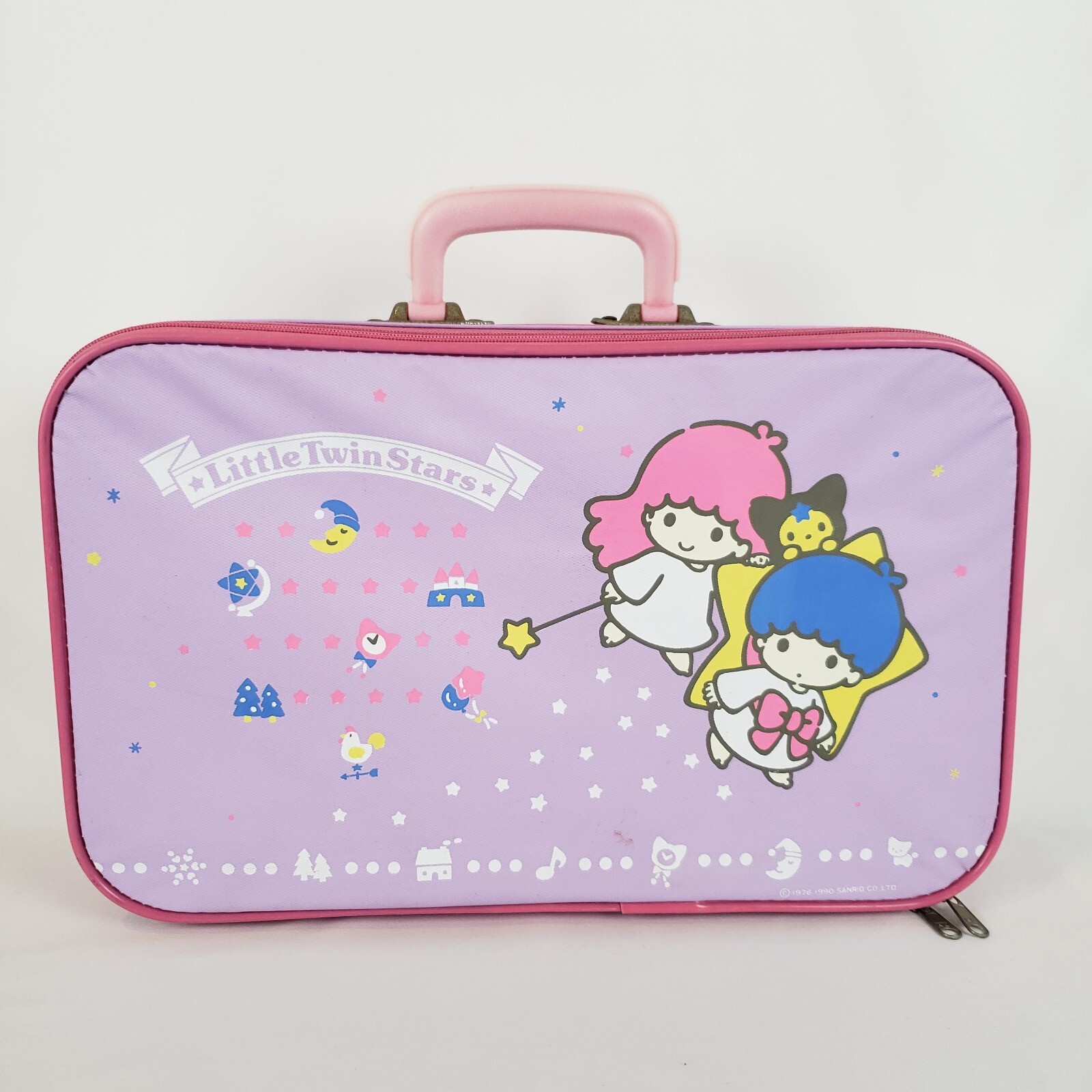 昭和レトロ　激レア　1976年製 Kiki & Lala ハンドバッグ ピンク 昭和レトロ 激レア 1976年製 Kiki & Lala ハンドバッグ ピンク