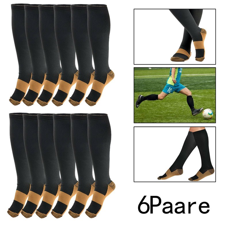 Kompressionsstrümpfe Stützstrümpfe Sport Kompressionssocken für Damen Herren DE