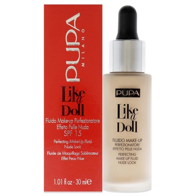 Pupa Milano Like A Doll Perfecting Foundation SPF 15-030 Natural Beige -1.01 oz