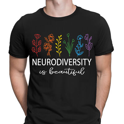 Neurodiversity Autism Awareness Pride Teachers Warrior Gift Mens T-Shirts #NED