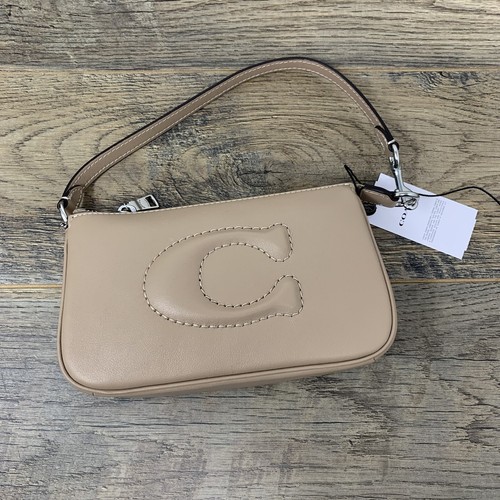 COACH ◇Nolita 19 ミニバッグ  在庫確認下さい CR364 Coach Nolita 19 Taupe Leather Shoulder Bag CR364 — New | eBay