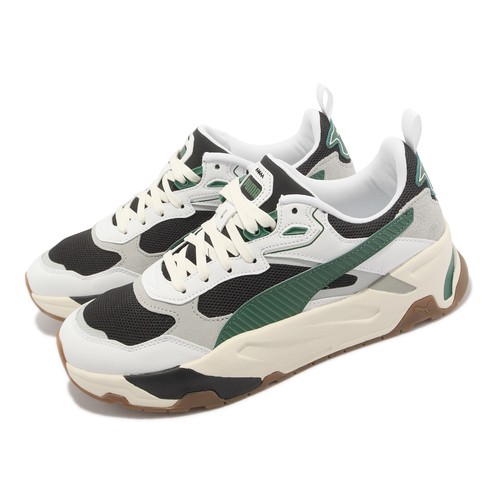 

Puma Trinity Black White Green Мужская повседневная обувь унисекс Lifestyle 389289-05, Черный, Trinity