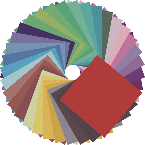 Origami Paper Double Sided Color - 200 Sheets - 20 Colors - 6 Inch Square Easy