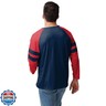 FOCO mens Nfl Team Logo Long Sleeve Henley Shirt, Team Stripe Wordmark, Large US